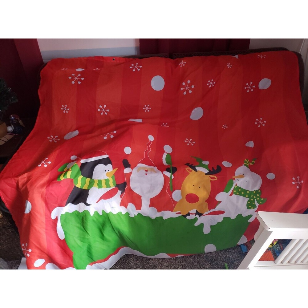 Holiday Backdrop Photo Shoot Character Scene 65" X 67"